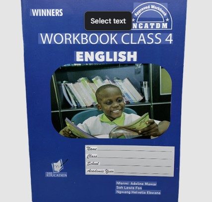 Workbook of English, Class 4